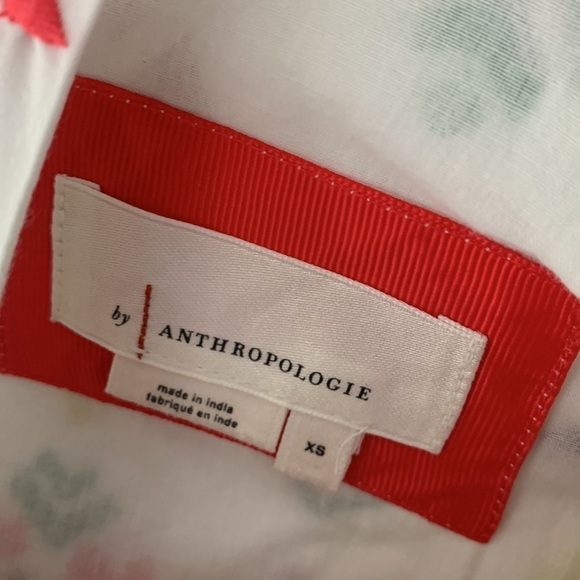 Anthropologie Embroidered Mini‎ Dress, XS cut out back - Picture 8 of 16